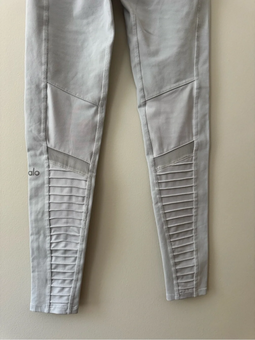 ALO Yoga High Waist Moto Leggings Alloy Gray S